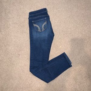 Dark wash jeggings (Hollister)